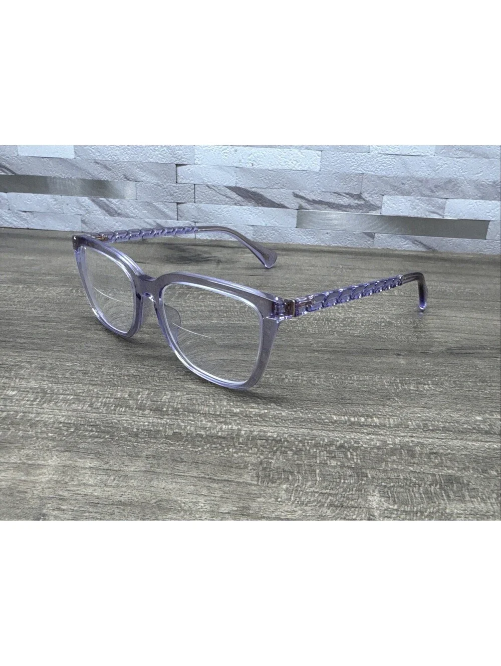 Ralph Lauren RA 7178U 5746 Purple Clear Translucent Cat Eye Eyeglasses 52-17-145